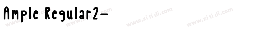 Ample Regular2字体转换